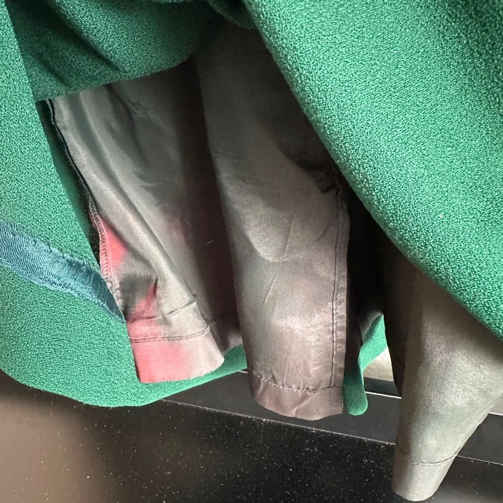 Vintage Elegant Green Women's Dress - Picture 5 of 7